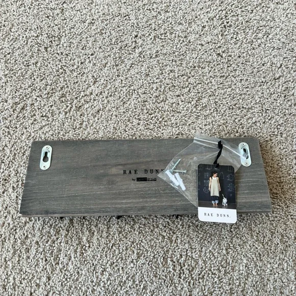 Rae Dunn Rustic Hook Rack - Picture 5 of 5